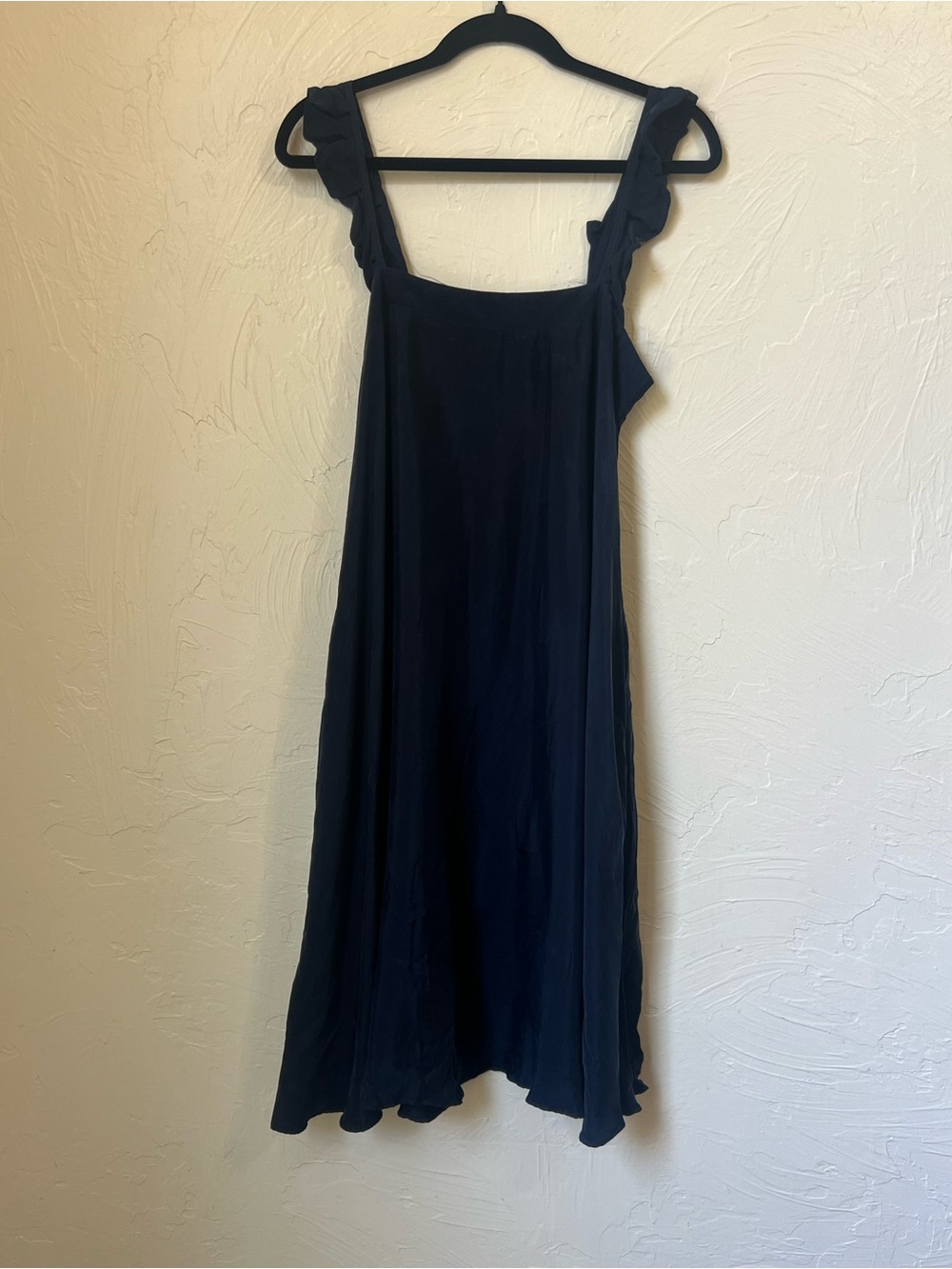 Hatch Women's Navy Ruffle Strap Dress size 2